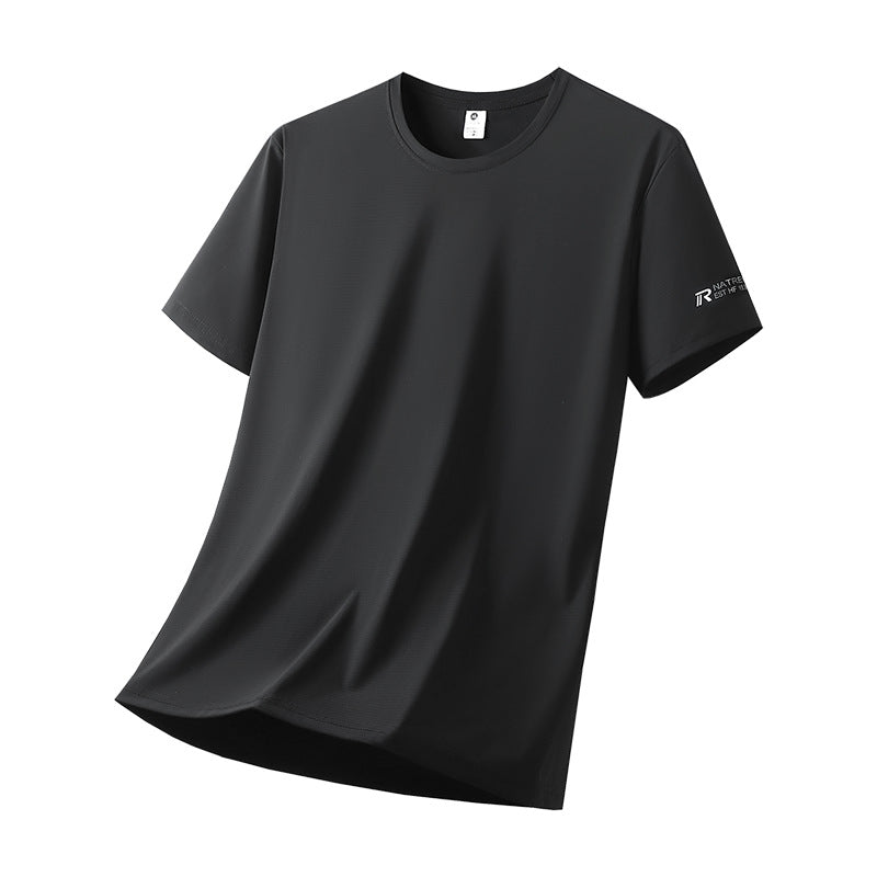 Herren nan atmungsaktives Funktionsshirt und elastische Laufshorts Sportset EB