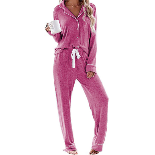 Damen Schlafanzug-Set aus weichem, atmungsaktivem Material EB