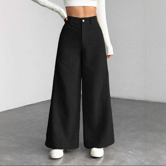 Damen Weite Cordhosen EB