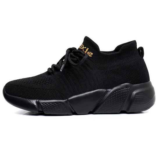 Damen Sportliche Slip-On Sneakers mit elastischem Schaft und dämpfender Sohle EB
