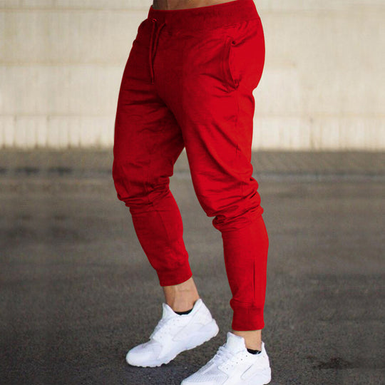 Herren nan eng zulaufende Jogginghose Baumwollmischung mit Bündchen und Kordelzug EB
