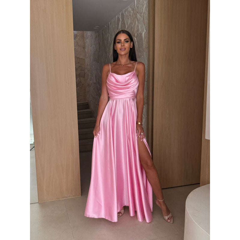 Damen Elegantes Bodenlanges Abendkleid EB