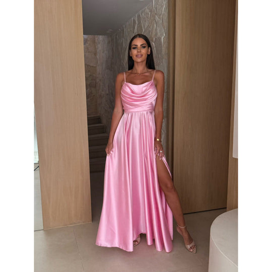 Damen Elegantes Bodenlanges Abendkleid EB