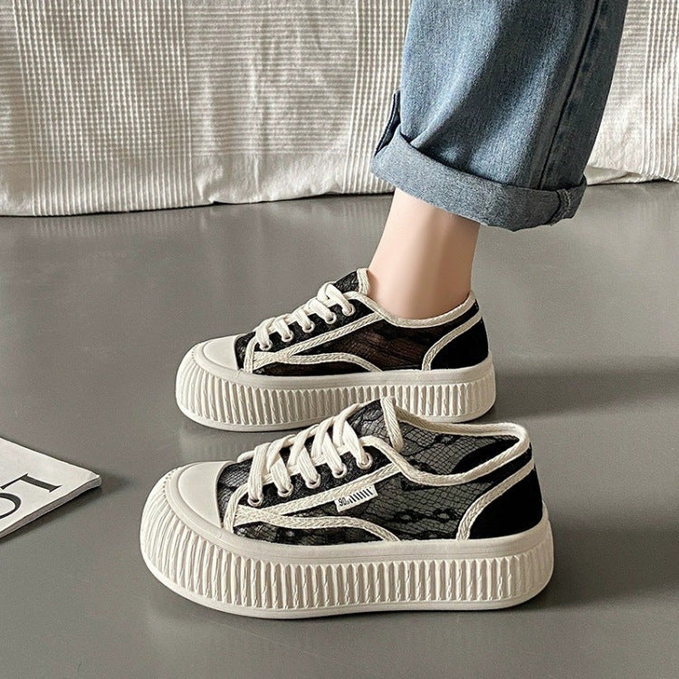 Damen Sneakers im modernen Design mit atmungsaktiver Netzstruktur EB