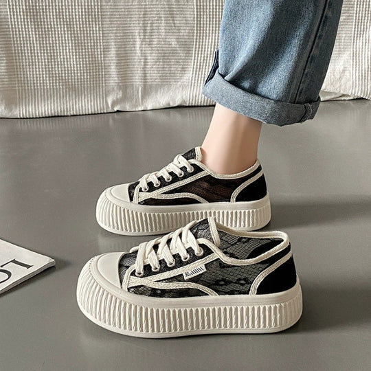 Damen Sneakers im modernen Design mit atmungsaktiver Netzstruktur EB