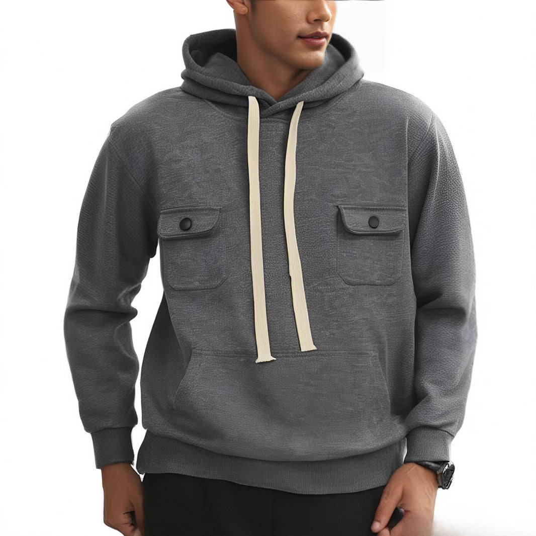 Herren Kapuzenpullover mit praktischen Taschen und modernem Design EB