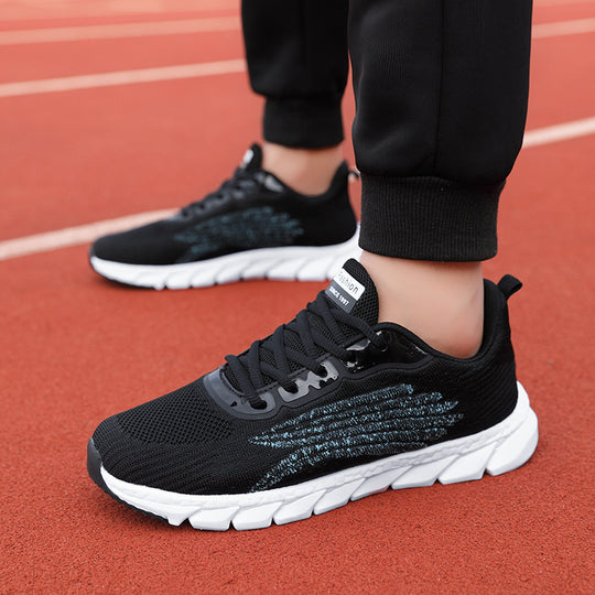 Damen nan atmungsaktive leichte Stricksneaker mit viskoelastischer Komfortsohle EB
