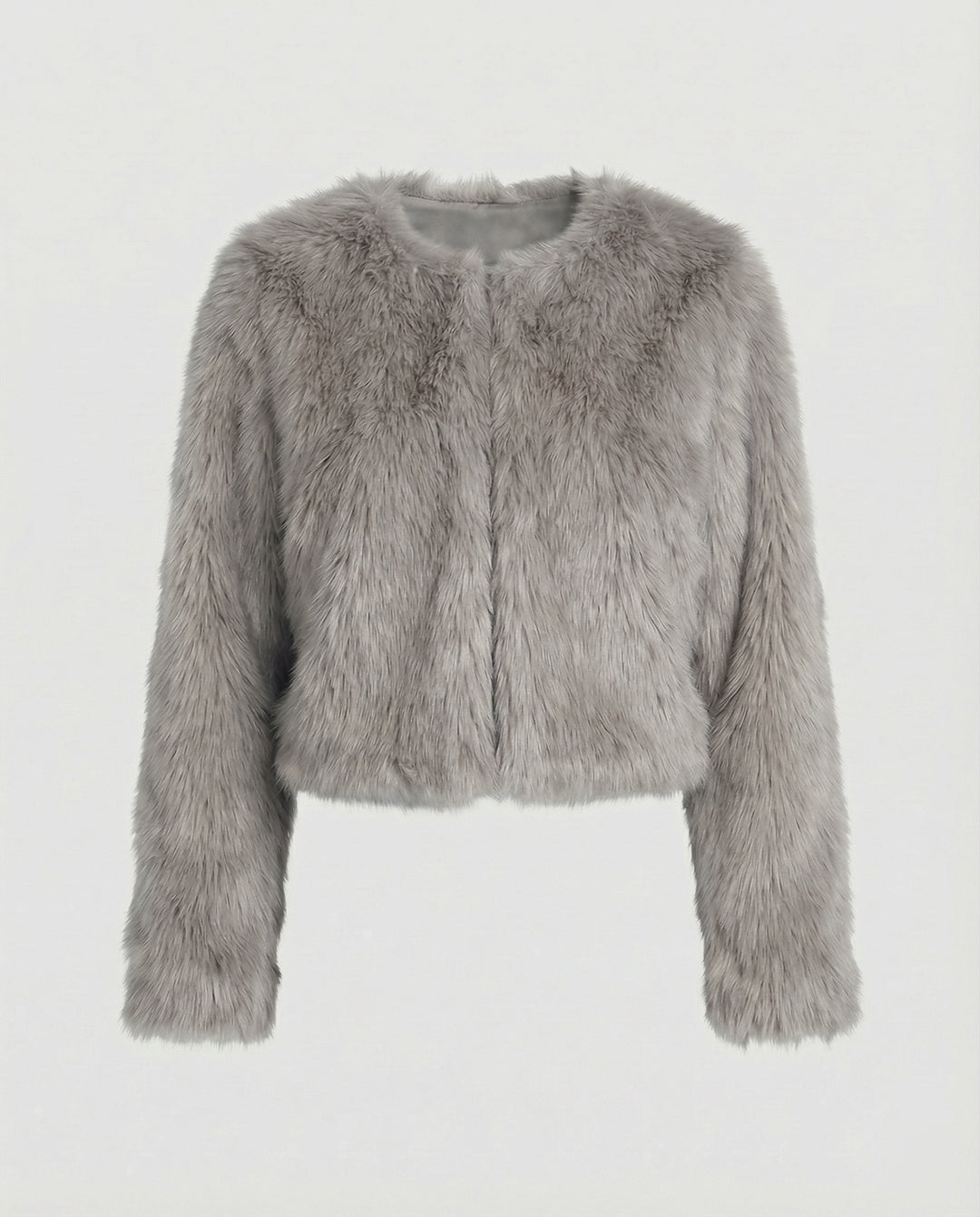Damen Flauschige Kurzjacke EB