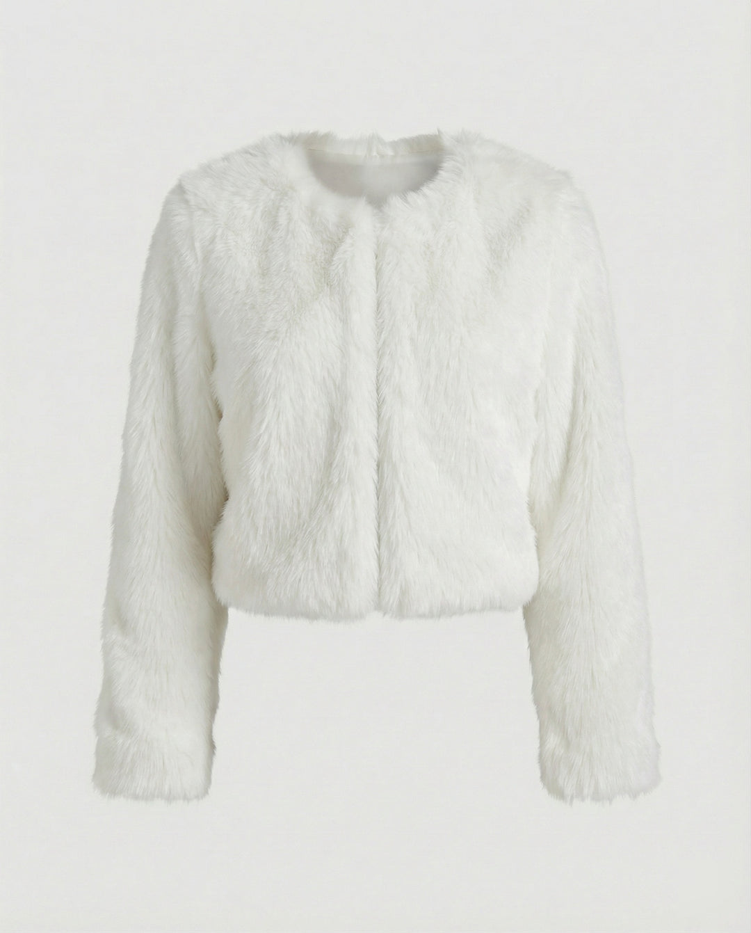 Damen Flauschige Kurzjacke EB