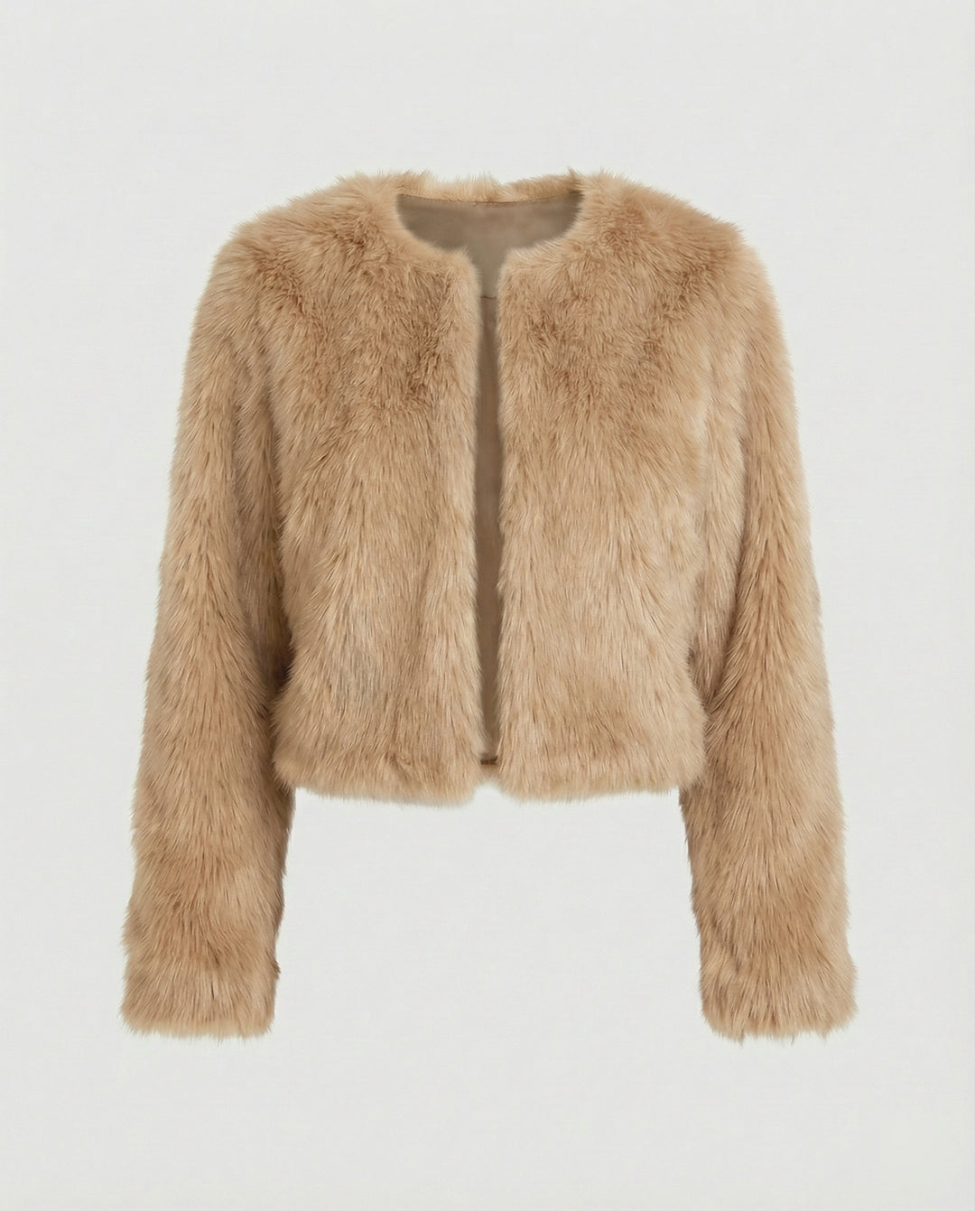 Damen Flauschige Kurzjacke EB
