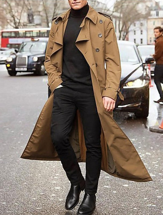 Herren klassischer Trenchcoat EB