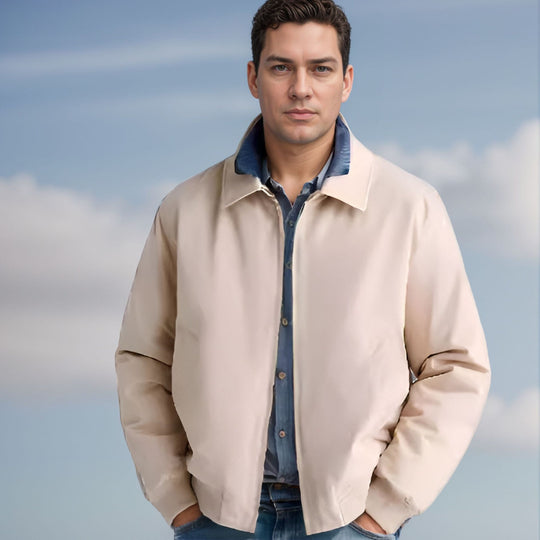 Herren Freizeitjacke mit modernem Design und praktischen Details EB