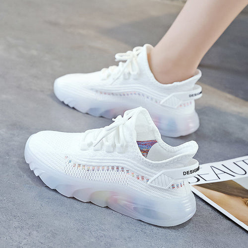 Damen Atmungsaktive Lauf-Sneakers mit flexibler Dämpfung EB