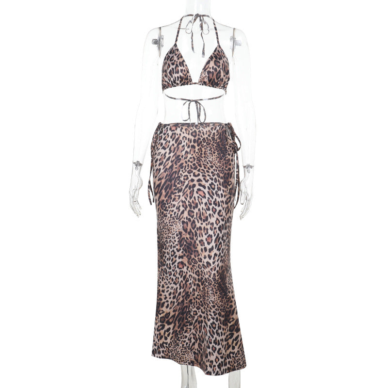 Damen Bikini-Set mit aufregendem Leopardenmuster EB