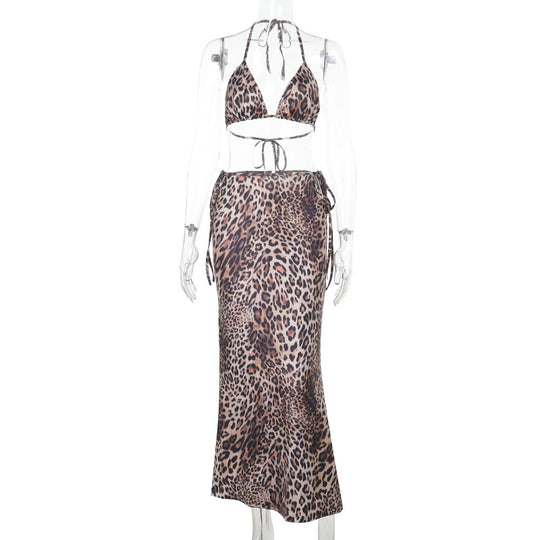 Damen Bikini-Set mit aufregendem Leopardenmuster EB
