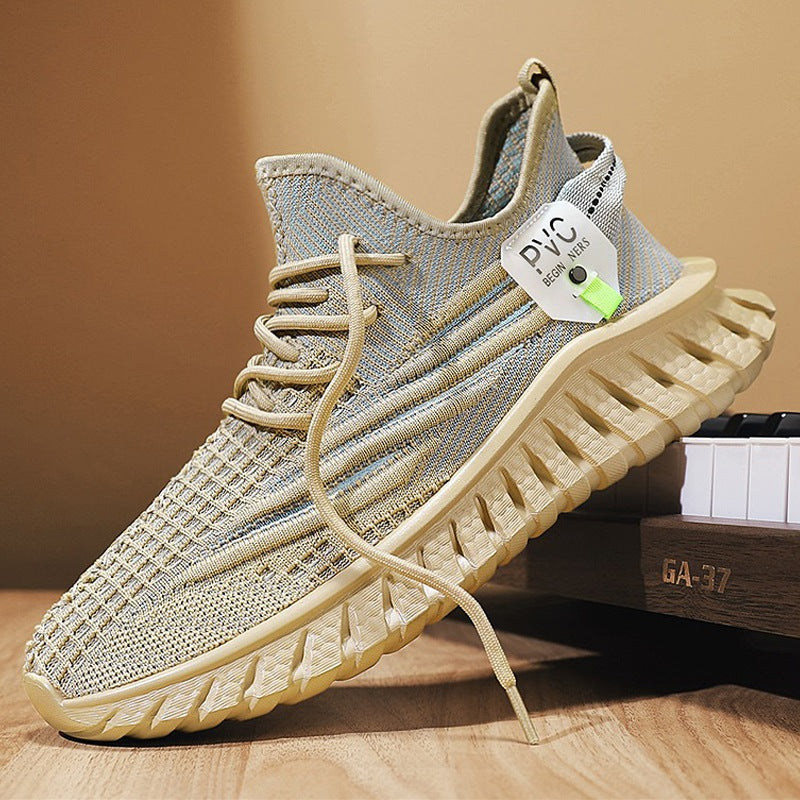 Damen Sportliche Leichtgewicht Sneakers mit atmungsaktivem Obermaterial und rutschfester Sohle EB