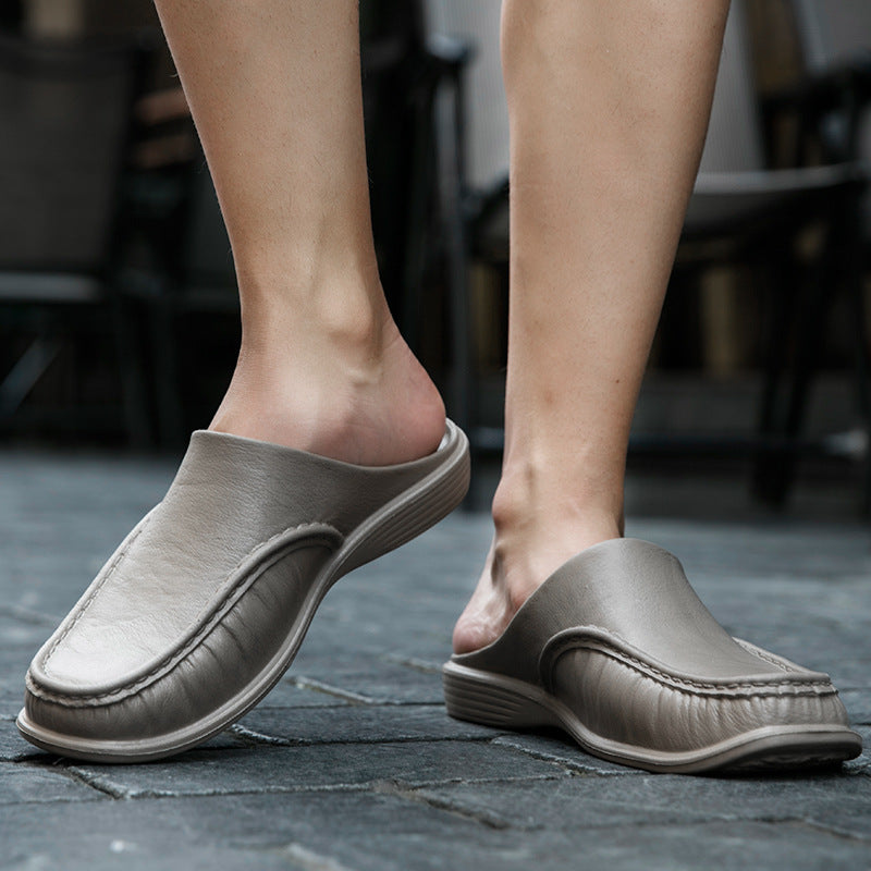 Damen Komfortable Clogs mit seitlichem Einstieg und hochelastischem Obermaterial EB