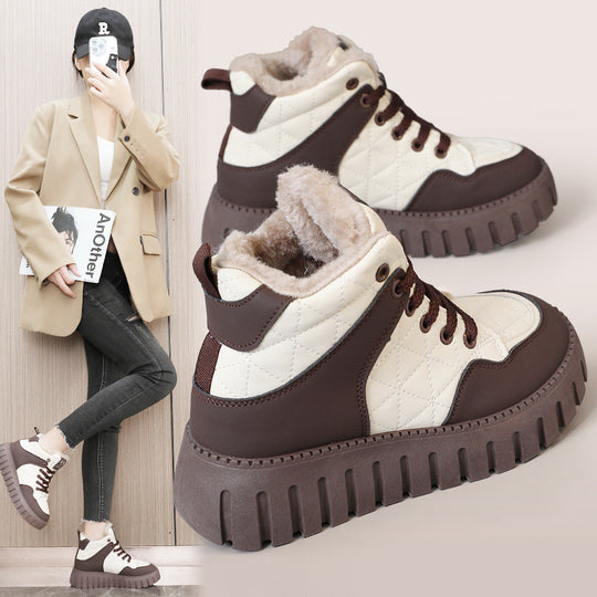 Damen Winterstiefel mit kuscheligem Innenfutter und rutschfester Sohle EB