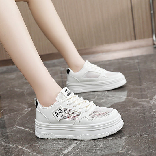 Damen Sneaker mit atmungsaktivem Obermaterial und rutschfester Sohle EB