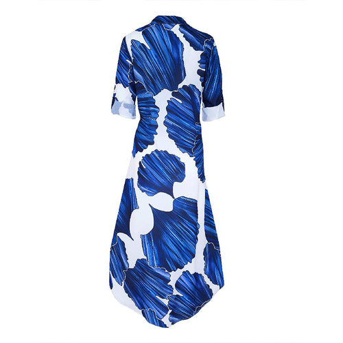 Damen Maxikleid mit seitlichem Schlitz und luftiger Passform EB