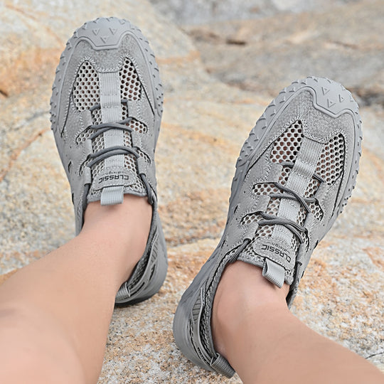 Damen Atmungsaktive Outdoor-Sneaker mit rutschfester Sohle EB