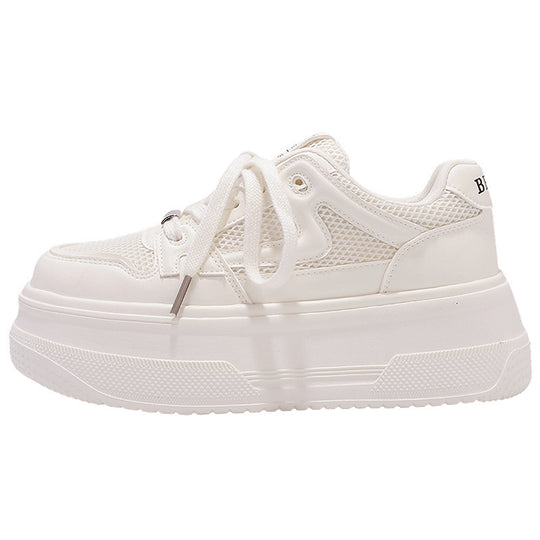 Damen Chunky Sneakers mit atmungsaktivem Mesh-Obermaterial und komfortabler Plateausohle EB