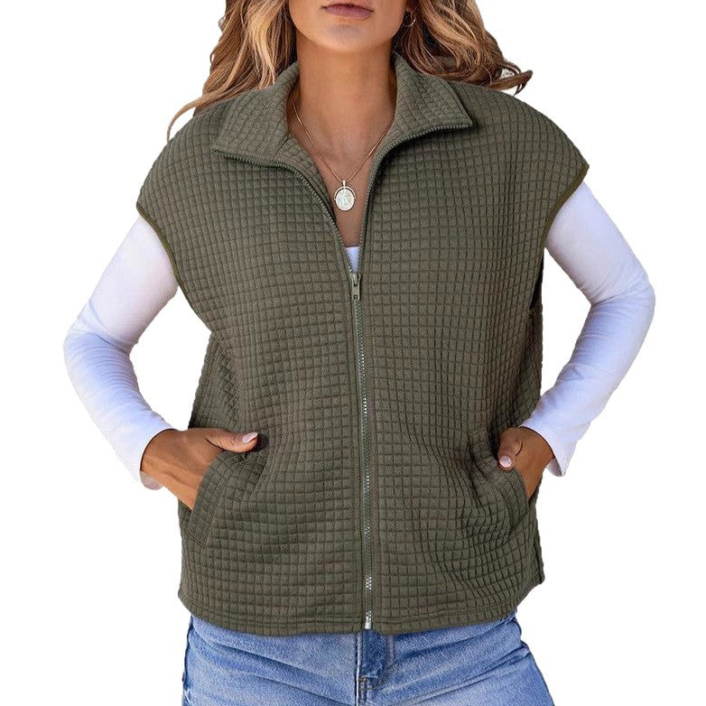 Damen Quilted Weste mit komfortabler Passform EB
