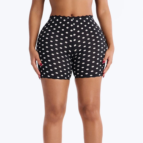 Damen Komfortable Shorts mit einzigartigem Fleckenmuster EB