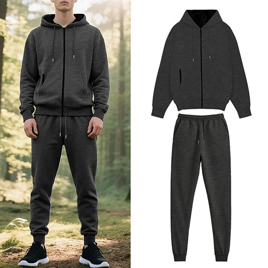 Herren Sportanzug mit stylischem Kapuzenpullover und bequemen Jogginghosen EB