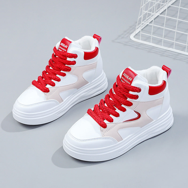 Damen Hochsportliche Sneaker mit modischer Schnürung EB