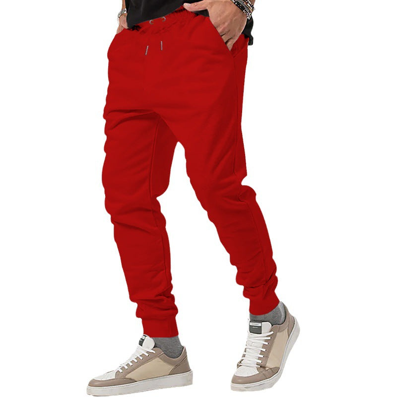 Herren nan tapered Jogginghose mit elastischem Tunnelzugbund, praktischen Eingrifftaschen und schmalem Bündchenabschluss EB