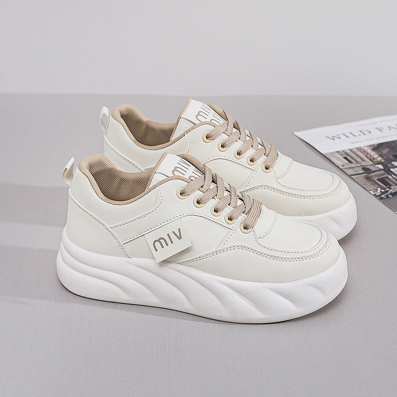 Damen Platform Sneakers mit dämpfender Sohle und atmungsaktivem Obermaterial EB