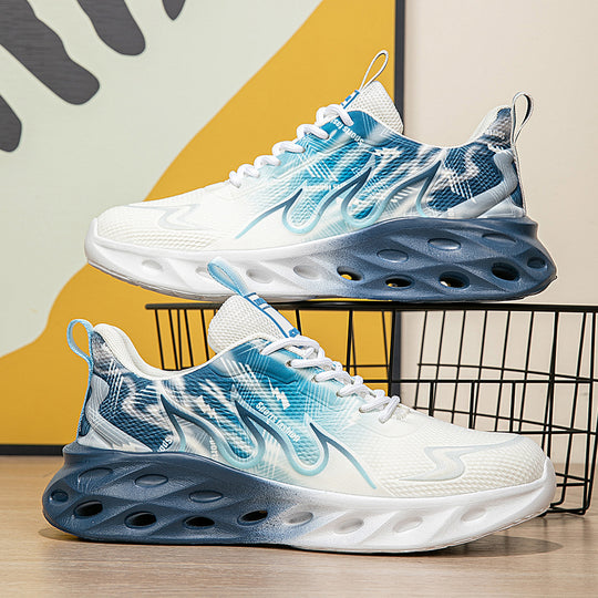 Damen Sportliche Laufschuhe mit atmungsaktiver Obermaterialstruktur und dämpfender Sohle EB