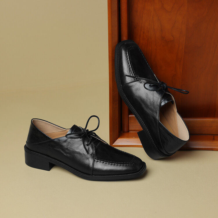 Damen Mokassins mit elegantem Schnürverschluss und bequemer Sohle EB