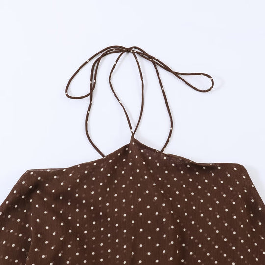 Damen Sommerkleid mit voluminösen Rüschendetails und tiefem V-Ausschnitt EB