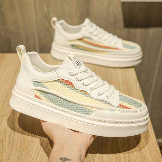Damen Sportliche Freizeitsneaker mit atmungsaktiver Netzstruktur und dämpfender Laufsohle EB