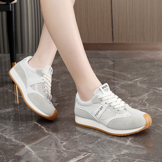 Damen Sportliche Sneakers mit atmungsaktivem Obermaterial und dämpfender Sohle EB