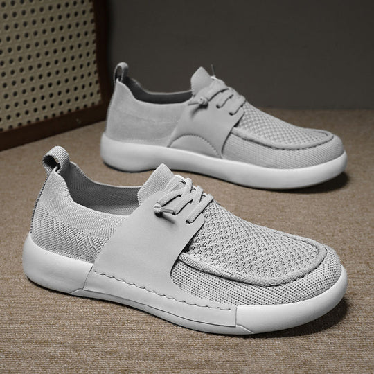 Damen Atmungsaktive Sneakers mit elastischem Obermaterial und gepolsterter Sohle EB