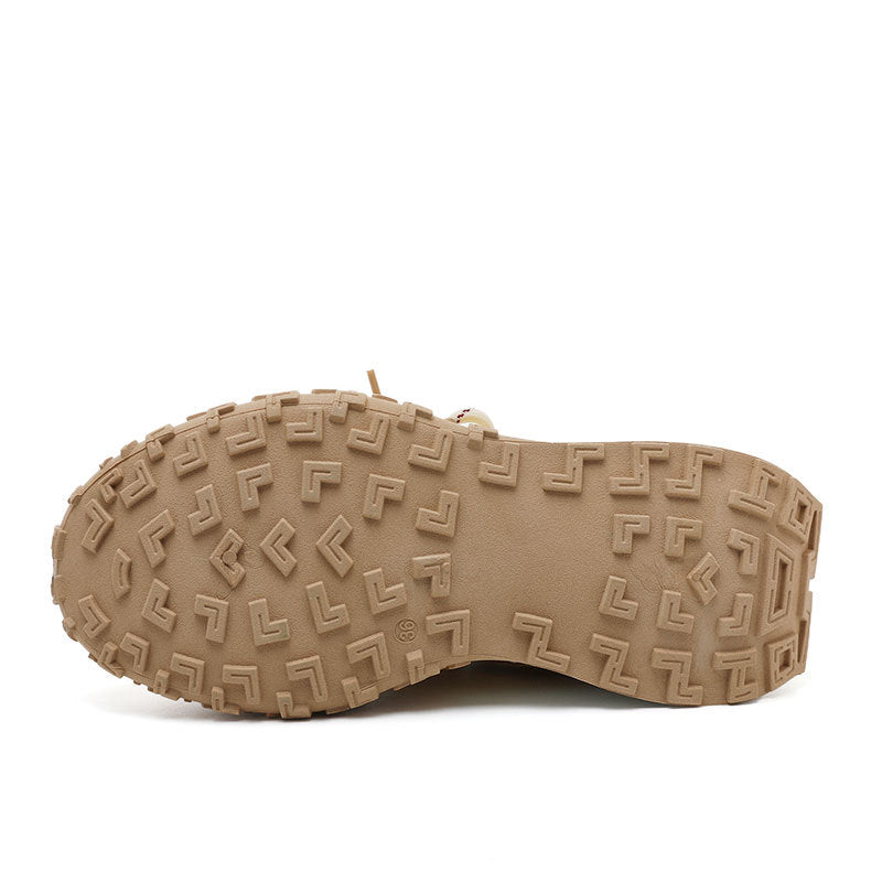 Damen Sportliche Luxus Sneakers mit atmungsaktiver Netzoberfläche und dämpfender Sohle EB