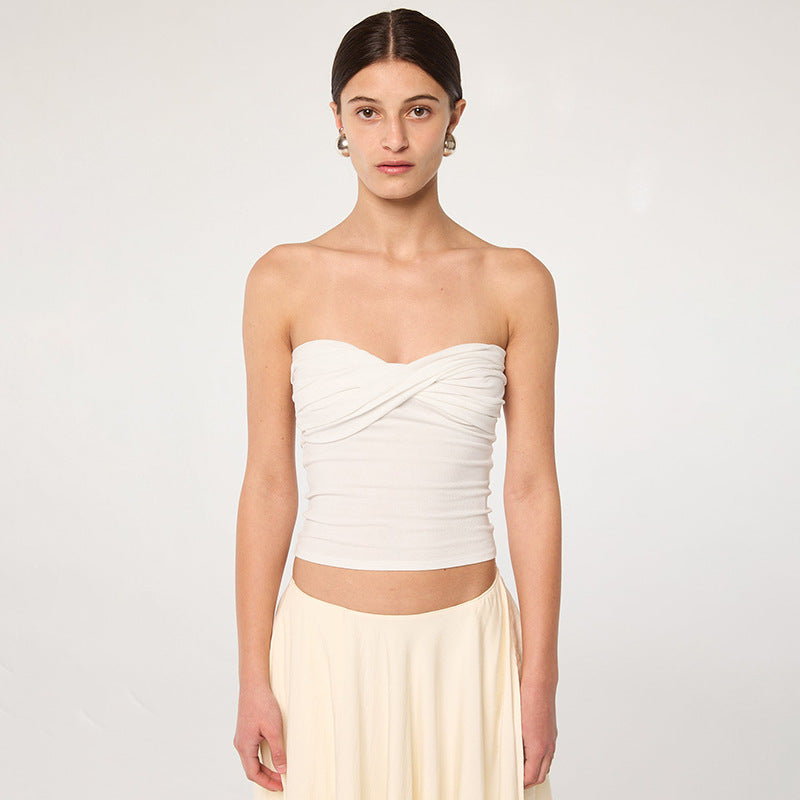 Damen Bandeau-Crop-Top EB