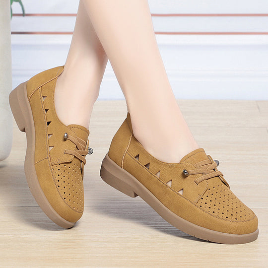 Damen modische Loafers mit atmungsaktivem Obermaterial und komfortabler Sohle EB