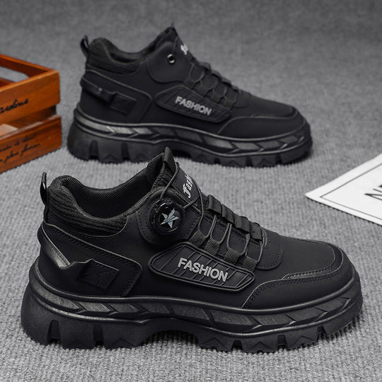 Herren Modische hochliegende Sneakers mit innovativem Verschluss EB