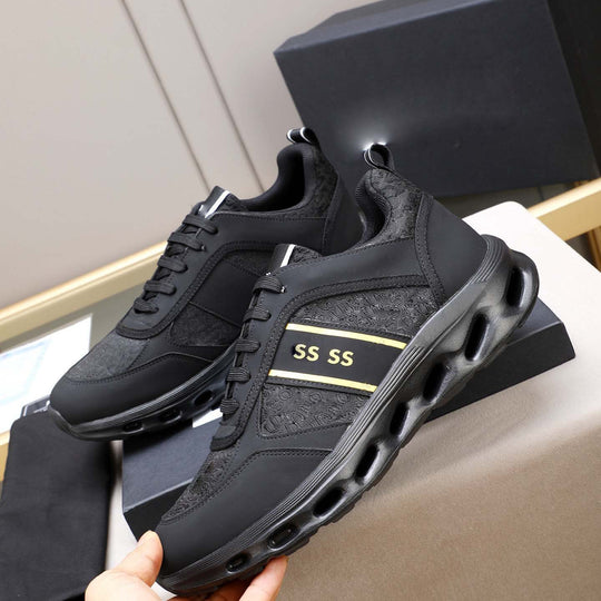 Damen Sportliche Komfort-Sneaker mit atmungsaktiver Oberflächenstruktur und dämpfender Sohle EB