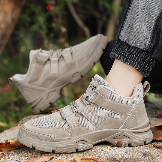 Damen Sportliche High-Top Sneakers mit dämpfender Sohle und atmungsaktiver Obermaterialstruktur EB