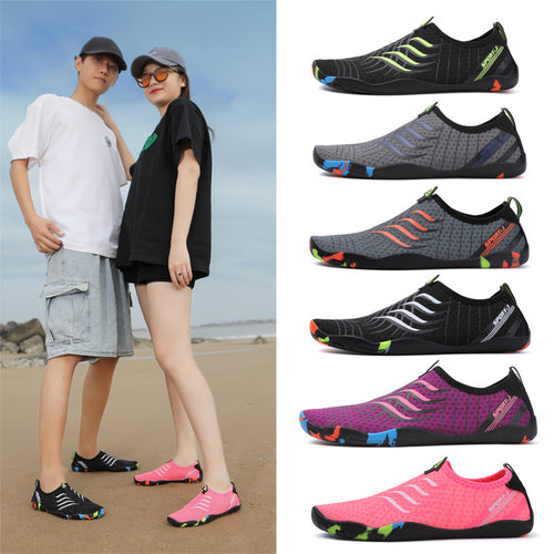 Damen Vielseitige Aqua-Badeschuhe mit rutschfester Sohle und flexibler Passform EB