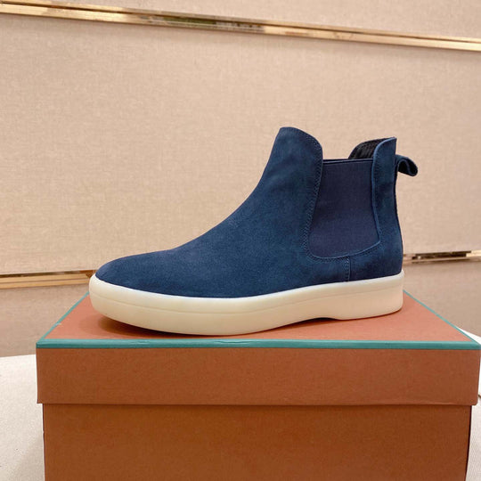 Damen Chelsea Boots aus hochwertigem Wildleder mit flexiblem Gummizug EB