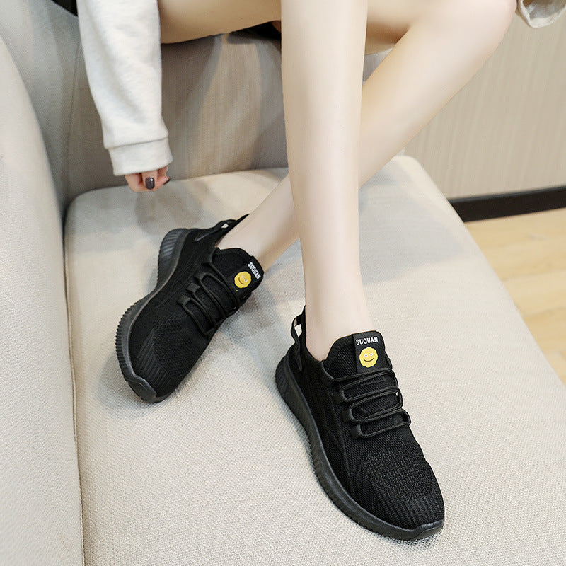 Damen Sportliche Lifestyle-Sneaker mit atmungsaktivem Obermaterial und rutschfester Sohle EB