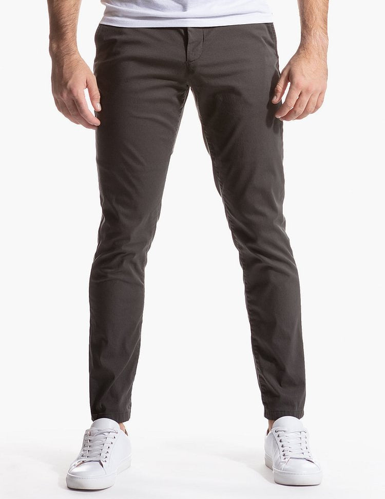 Herren Slim-Fit Chinohose aus atmungsaktivem Material EB