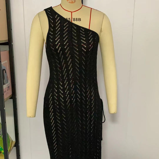 Damen Zweiteiler Strickensemble mit raffiniertem Schnitt EB