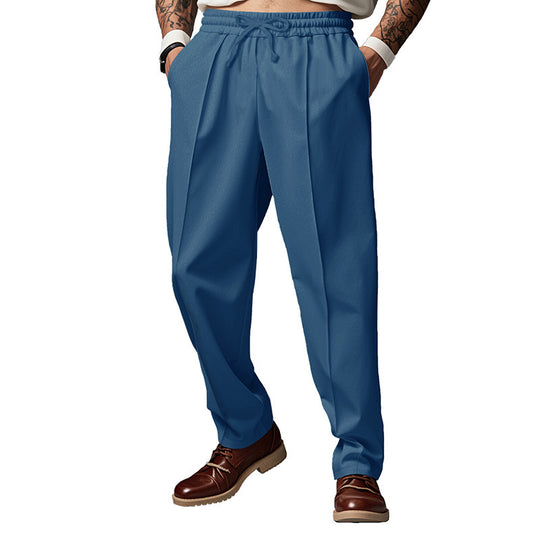 Herren Sportliche Jogginghose mit flexiblem Bund und seitlichen Eingrifftaschen EB